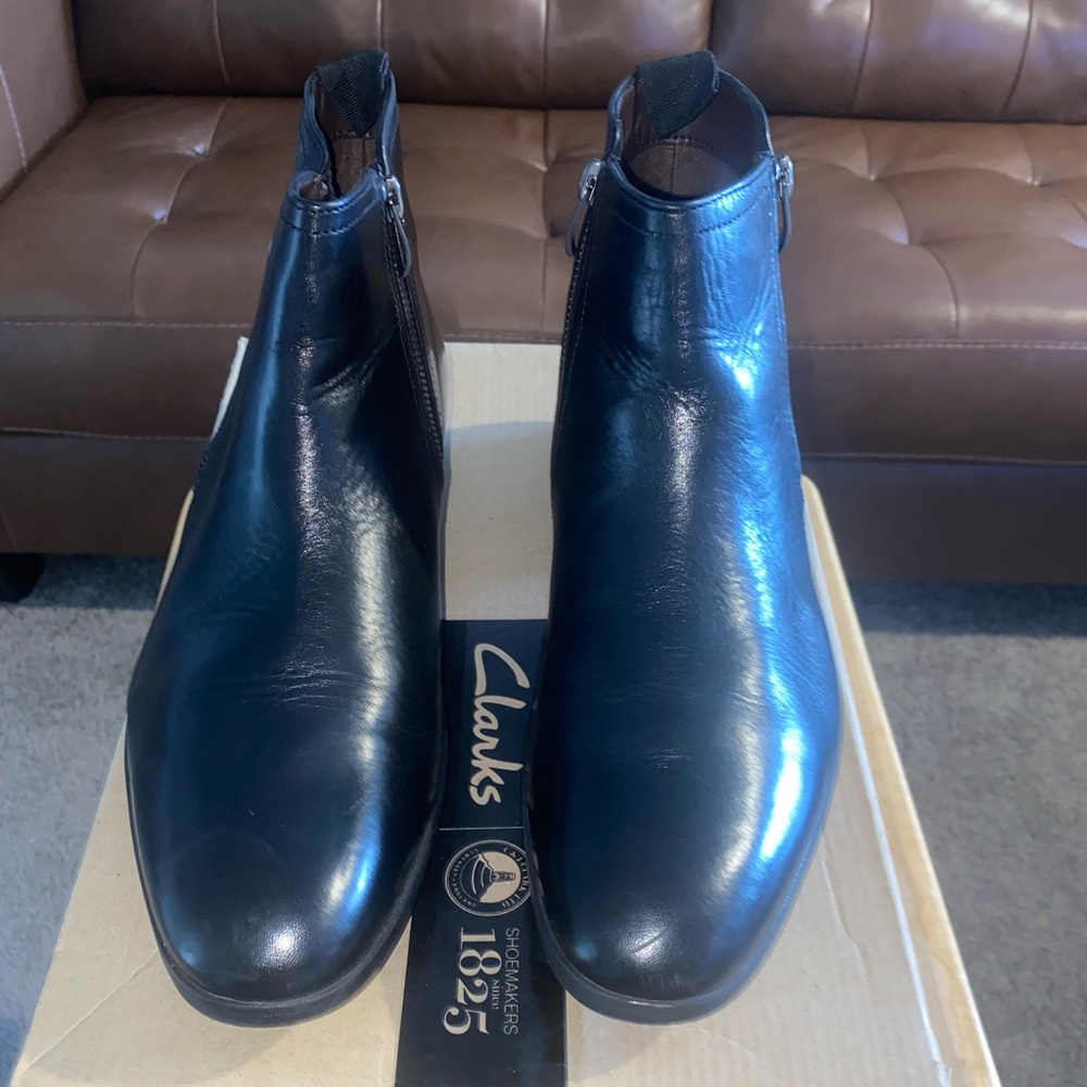 Clarks Zipper Boots